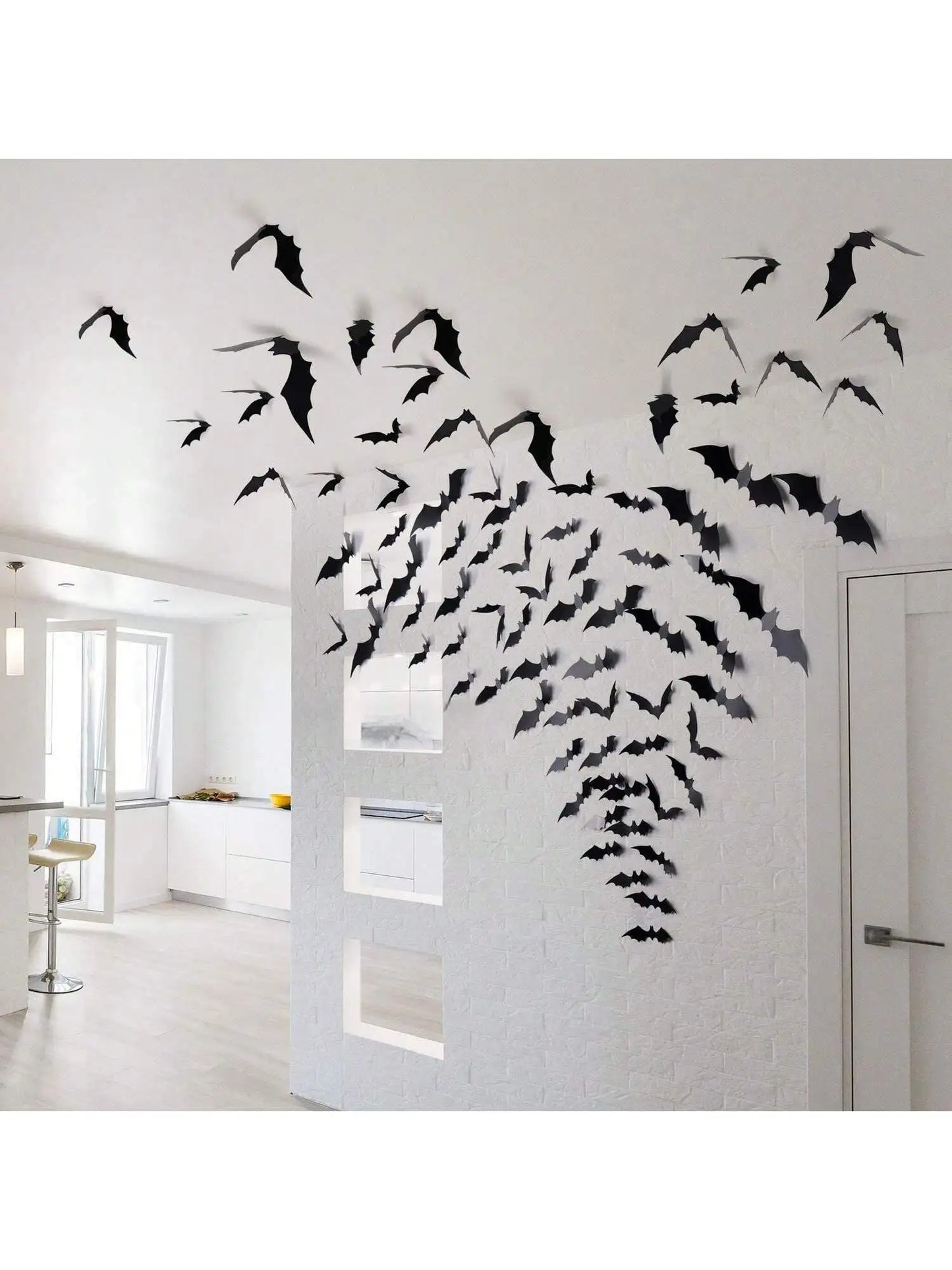 BOO-TIQUE black Bats Wall Decor