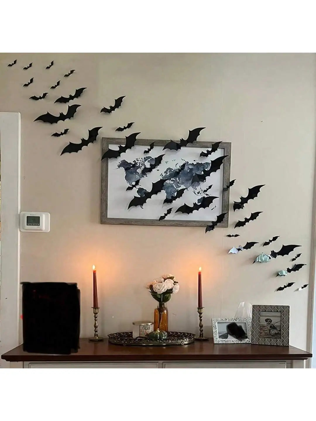 BOO-TIQUE black Bats Wall Decor